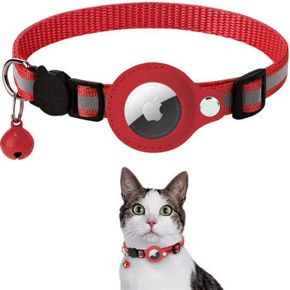 Cat GPS Tracking Collar – Quick-Release, Reflective for Nighttime Safety