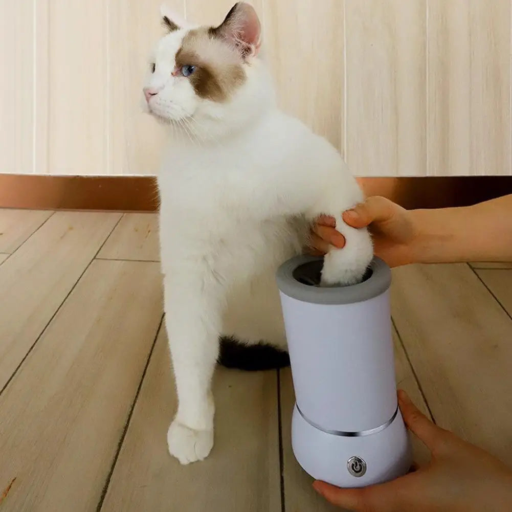 Electric Dog Paw Washer – Portable, USB Rechargeable, for Dogs & Cats of All Sizes