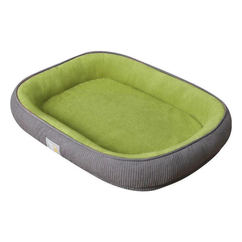 Plush Pet Bed for Dogs & Cats — Soft Cushioned Basket, Small to Large