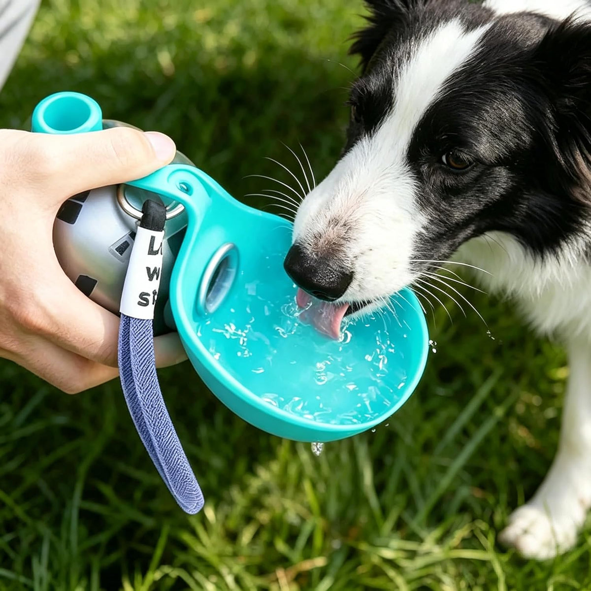 2-In-1 Portable Dog Water Bottle with Bowl