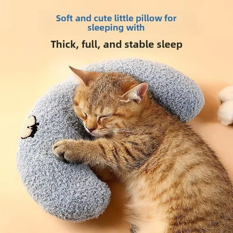 U-Shaped Orthopedic Pet Pillow, Hypoallergenic | Snoodle