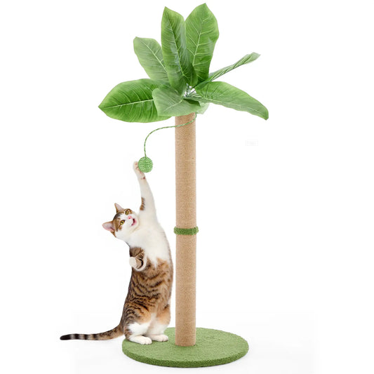Tall Multi-Level Cat Tree – Sisal Scratching Post, Climbing Ladder, Large Condo