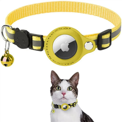 Cat GPS Tracking Collar – Quick-Release, Reflective for Nighttime Safety